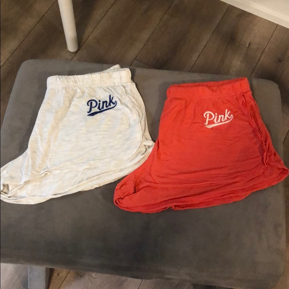 VS pink sleep shorts